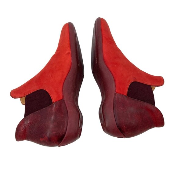 John Fluevog Power Up Chelsea Leather Booties - Picture 5 of 8